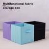 Foldable Storage Box with Reinforced Handle Large Capacity Collapsible Clothes Basket Multi-Functional Organizer