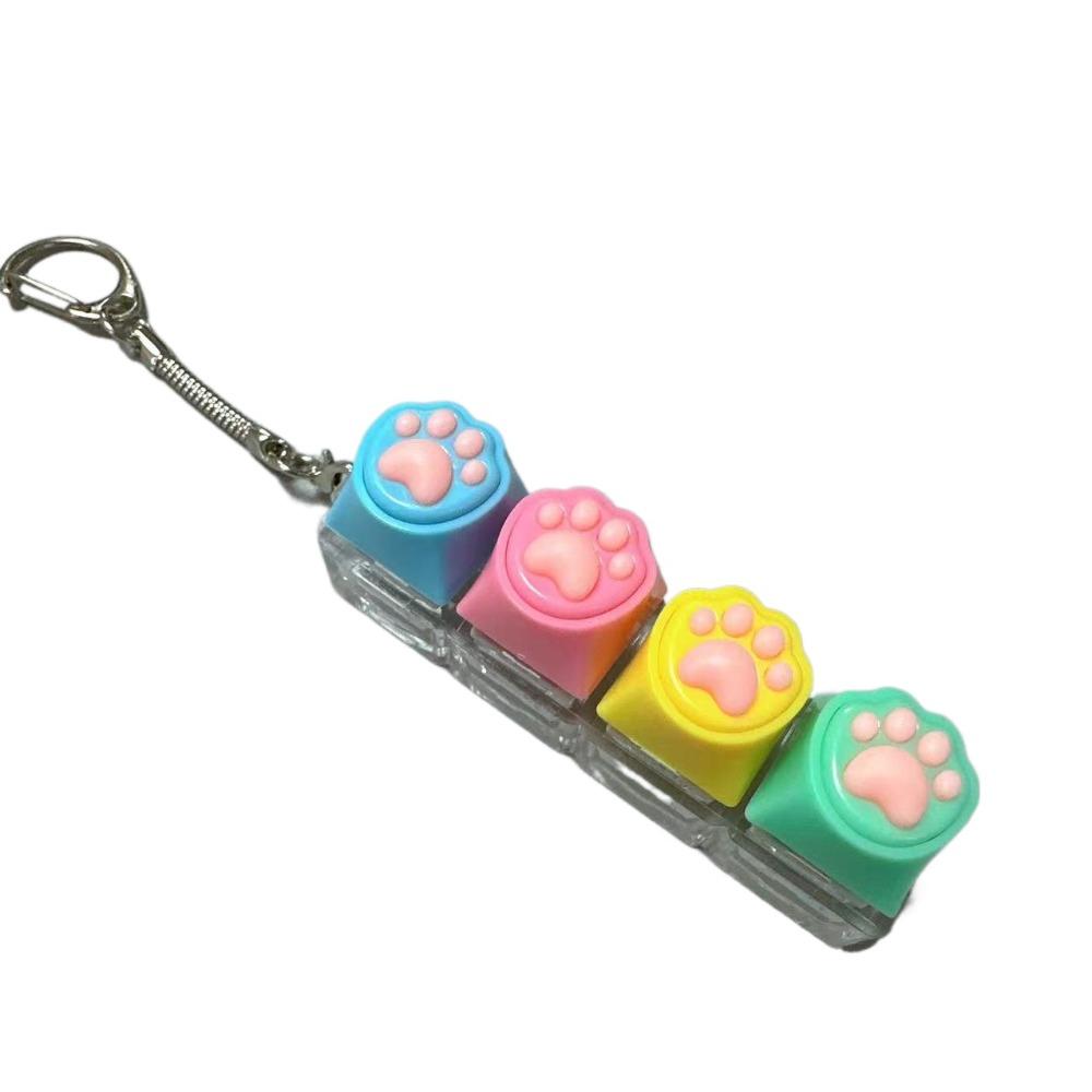 4 Keys Pinch Toy Keys Button Clicker Toy New Finger Keyboard Cap  Adult