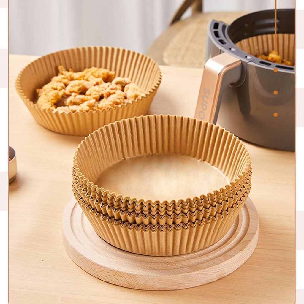 Non-stick Silicone Oil Paper Round Pads for Air Fryers and Baking