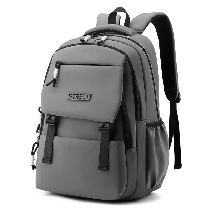 

[Ruenfon] backpack ladies men s Commuting to school korean backpack large capacity waterproof lightweight 15.6 inch PC storage commute trip cute