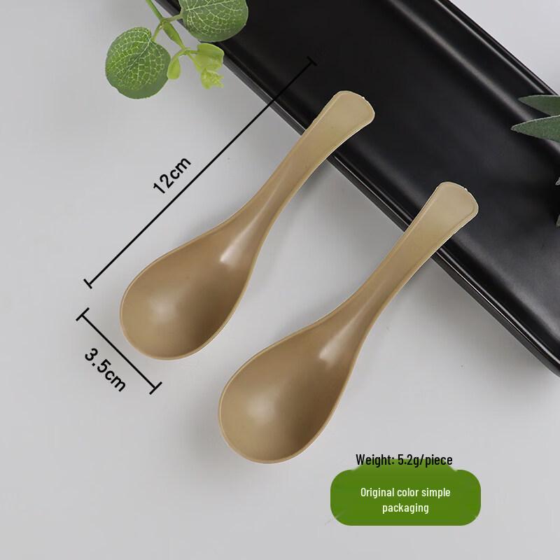 ZISIZ Thickened Disposable Soup Spoon