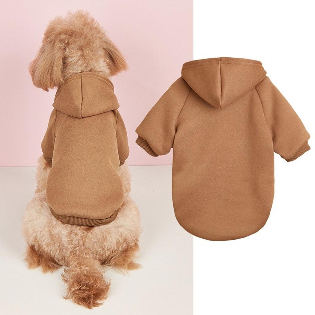 Hooded Winter Dog Sweatshirt Blouse For Small Medium Dog
