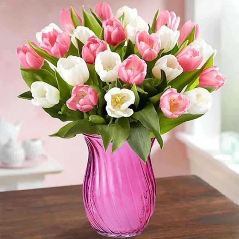 Diamond Painting Flower Full Drill Square/Round Diamond Embroidery Mosaic Picture Of Rhinestones Wall Art Handmade Gift