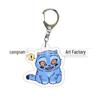 Kpop Demon Hunter Girl Group Keychain: Lumi, Zoe, Mira & Qin Yu Cute Acrylic Schoolbag Pendant