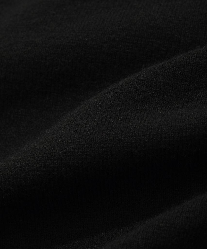 COVERNAT Lambswool Half Turtleneck Knit Black