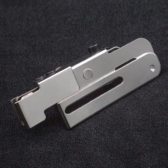 Adjustable Metal Zipper Guide Attachment for Home Industrial Sewing Machine