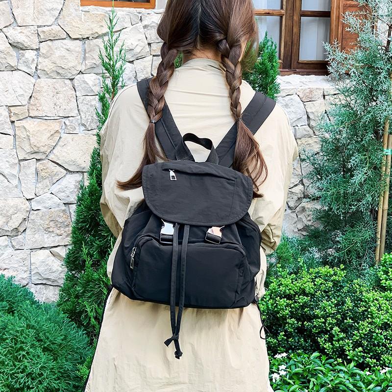 Schoolbag Korea ins Mini Backpack Women's Travel Lightweight Waterproof Backpack Nylon Casual Commuter Backpack