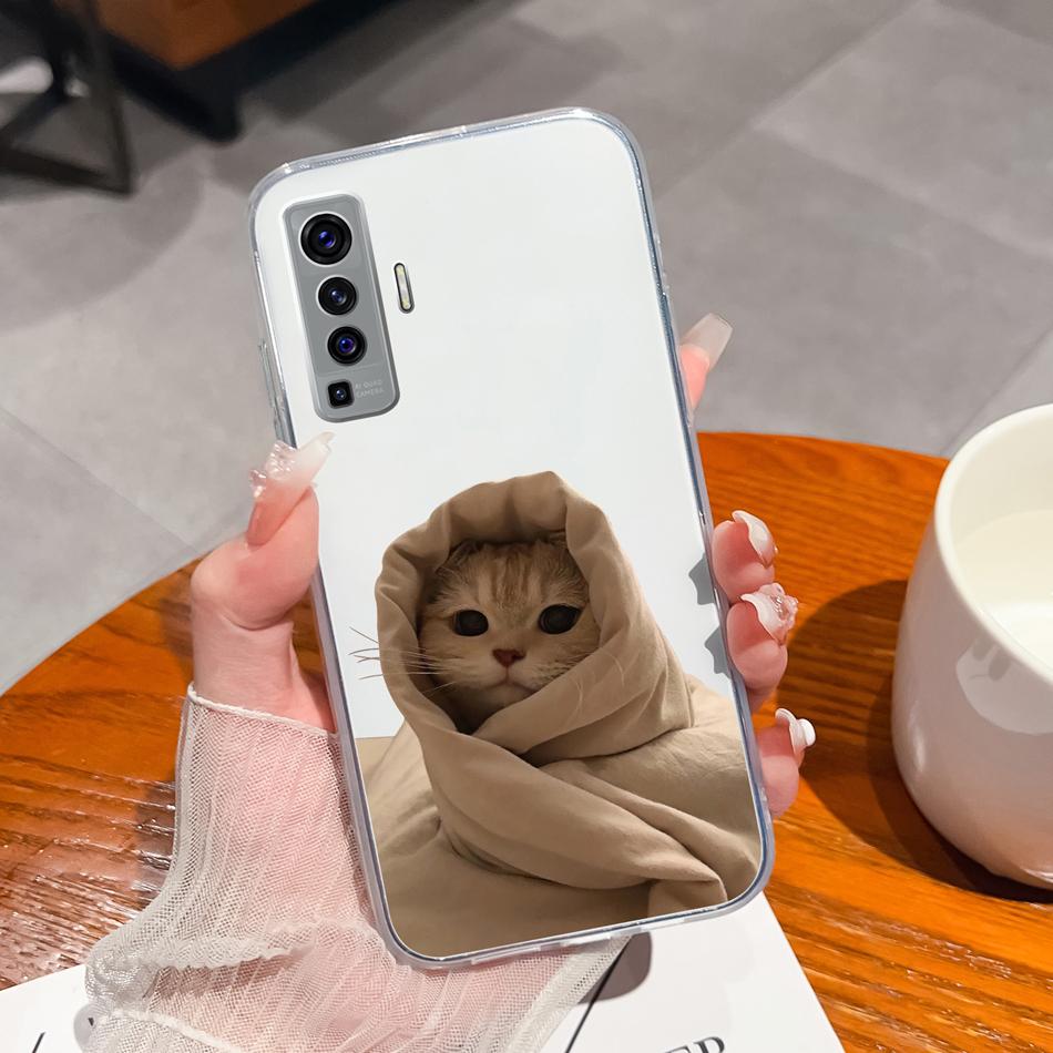 

For Vivo X50 Pro Plus X51 Phone Case Leisure Style Soft TPU Transparent Silicone Shell For Vivo X 50Pro+ X 51 Lightweight Funda vivo X51 5G