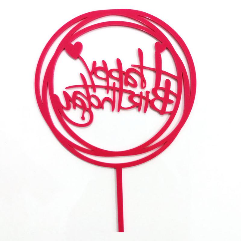 Happy Birthday Topper Cake Cupcake Toppers Cakes Kids Baby Shower Party Decoration