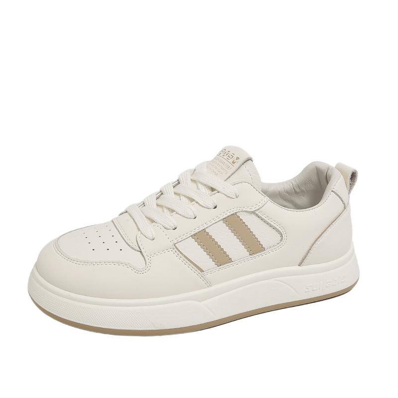 Little white shoes women's spring and autumn new versatile thin flat bottom soft sole light student leisure sports board shoes women's