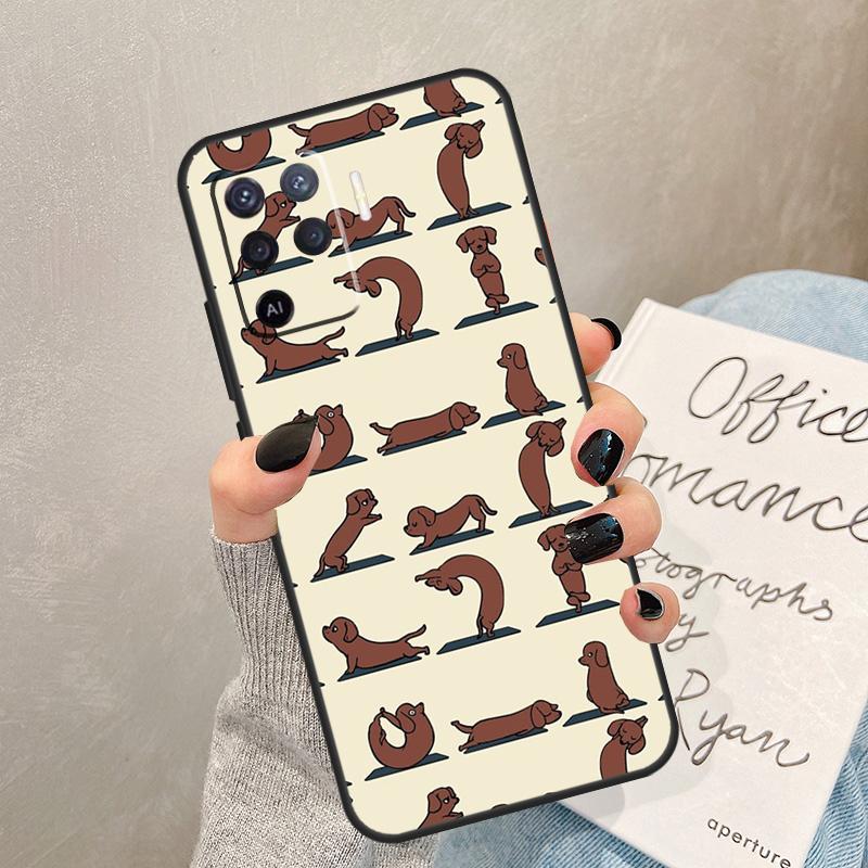 Skeleton Yoga Case For Oppo A40 A60 A80 A78 A38 A18 A98 A58 A96 A76 A16 A94 A74 A54 A15 A17 A57 A77 A5 Pro