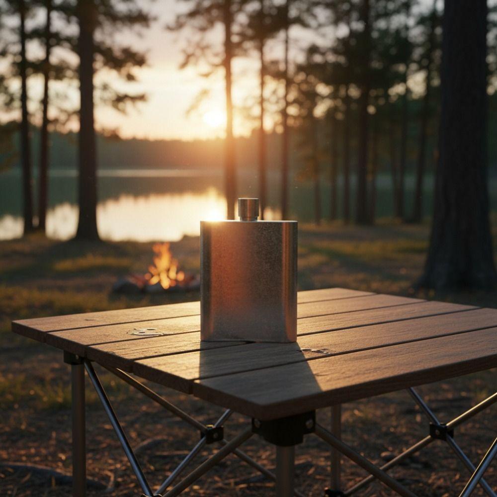 100ML Pure Titanium Hip Flask Mini Corrosion-resistant Spirit Bottle Lightweight Cold/Heat-resistant Pocket Wine Flagon Outdoor