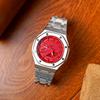 Casio Men Liquid Crystal/Analog Dual Display Series Red Watch GA-2100-4A-