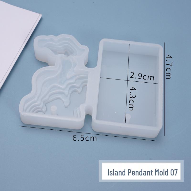 

Poppy DIY Crystal Resin Mold - Sea Island Terraced Fields Water Drop Silicone Mold