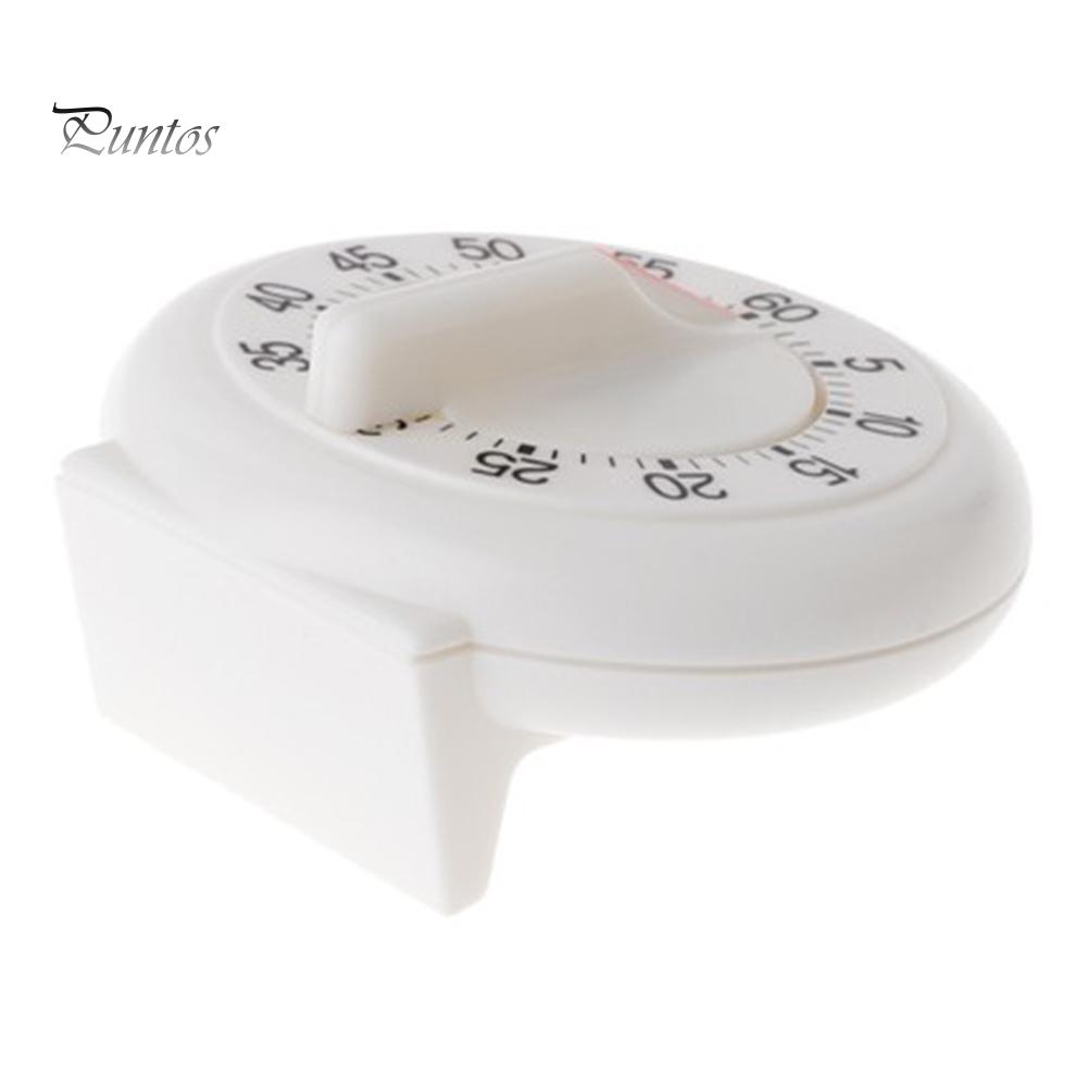 Puntos Kitchen Portable 60 Minutes Mechanical Dial Timer Count Down Alarm Reminder