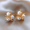 Women's Luxury Pearl Stud Earrings 2024: Unique, Fashionable, Versatile Ear Jewelry