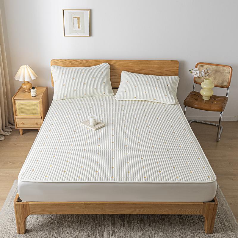 Vyšívaný voděodolný chránič podložky na matraci Odolný k pokožce Odolný přikrývka na postel Prošívaný potah na podložku 150/160/180/200/220