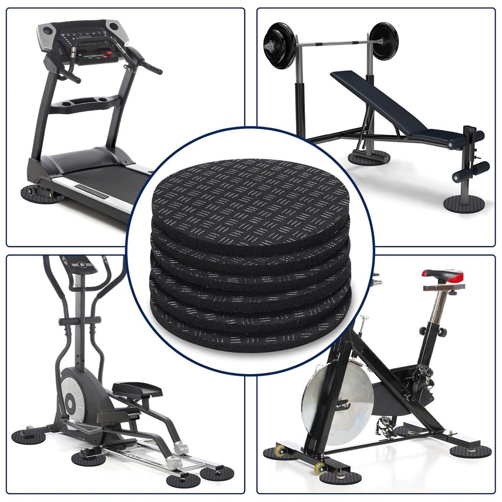 Anti Slip Buffer Pads Shock Absorbing Thick Vibration Damping Pads Sport Exercise Cardio Equipment Noise Reduction Protection
