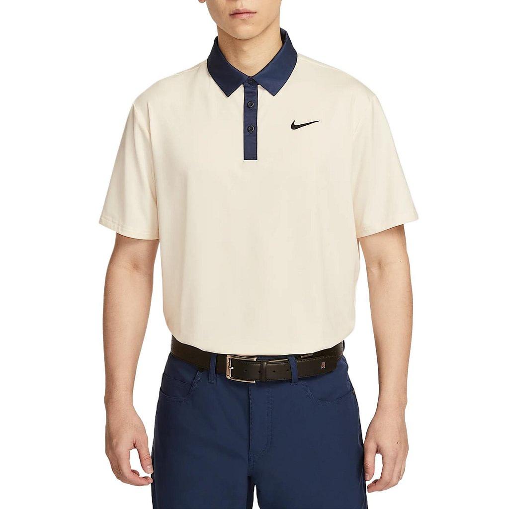 Nike TOUR DRI FIT Golf Clothing Men s Light Ivory White FZ7502-110 L