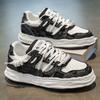 Sub-autumn washed dissolving shoes platform heightening casual sports shoes student board shoes