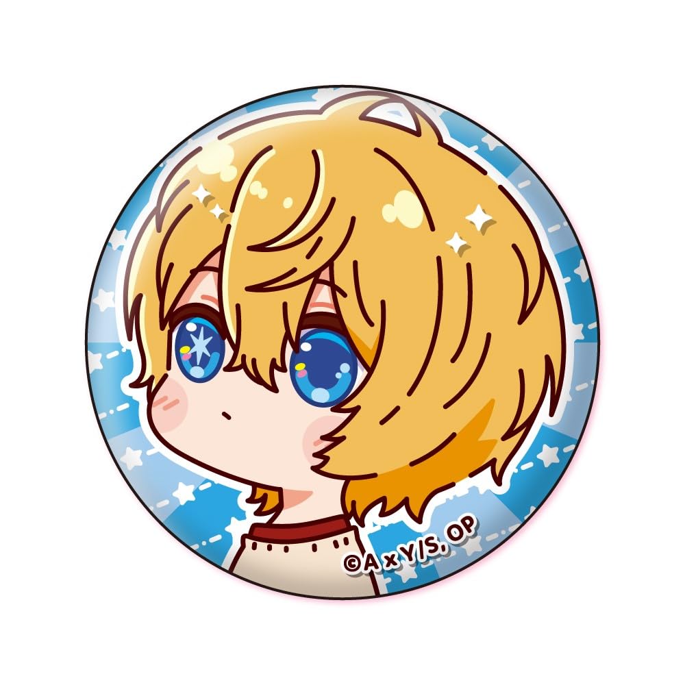 Xebec [Oshi no Ko] Muni Chara Badge 1 Box Approx. 56mm Diameter Tin and PVC