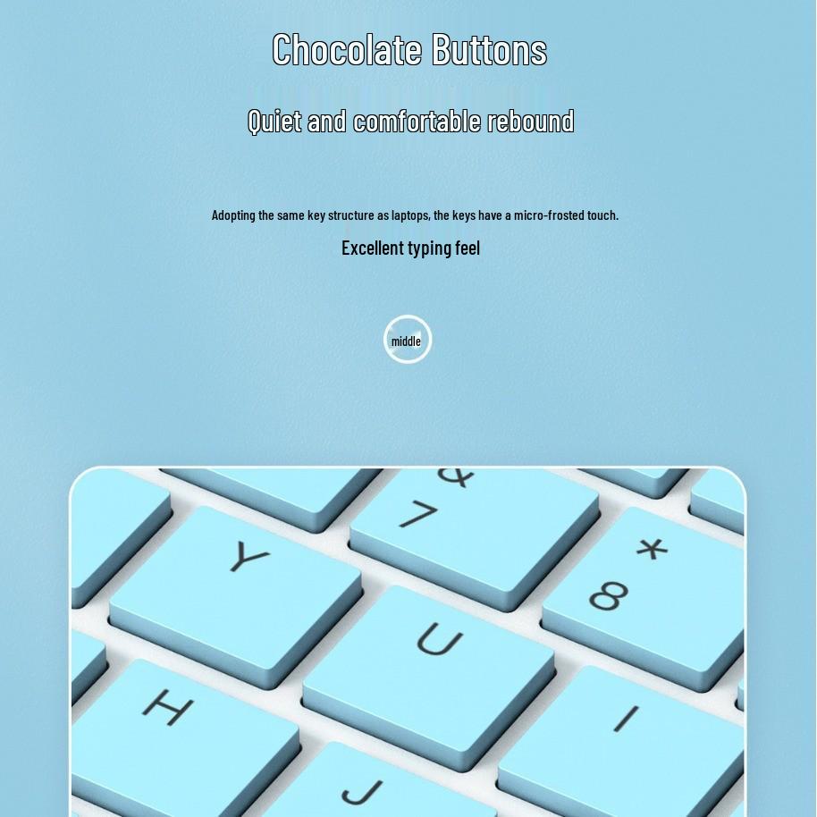 Compatible with iPad Mini, Xiaomi Bluetooth Keyboard & Mouse, Huawei Phone, Tablet & Laptop for Wireless Connectivity