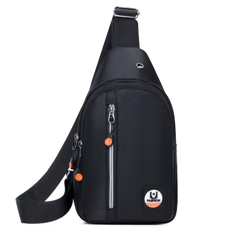 New Men's Messenger Bag Simple Outdoor Sports Mobile Phone Shoulder Bag Trend Casual Joker Fashion Chest Bag.