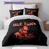 Billie Eilish Pattern Bedding,Quilt Set Quilt Cover Pillowcase Home Birthday Gift (1 * Duvet Cover + 2 * Pillowcase, Without Core)