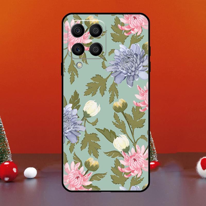 Chrysanthemum For Samsung Galaxy M52 M32 M12 M11 M21 M31 M13 M33 M35 M53 M55 M15 M14 M34 M54 M06 M16 Case