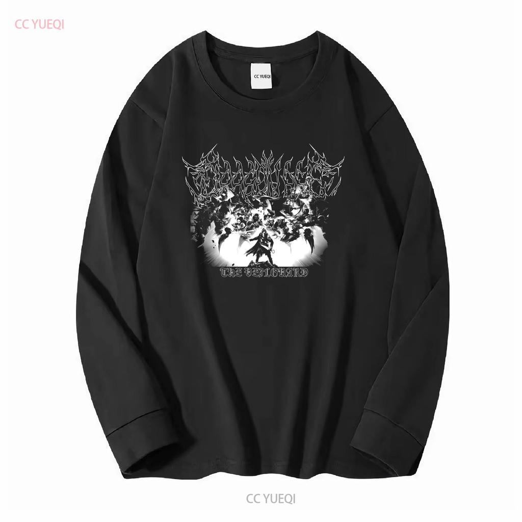 Limited Dragon Age The Veilguard Black Metal T Shirt For Women and Man long or short sleeves vintage Washed Comfortable graphic
