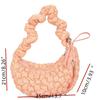 Korean Nylon Pleated Cloud Bags Large Capacity Drawstring Shoulder Crossbody Bags Solid Lightweight Shoulder Bag