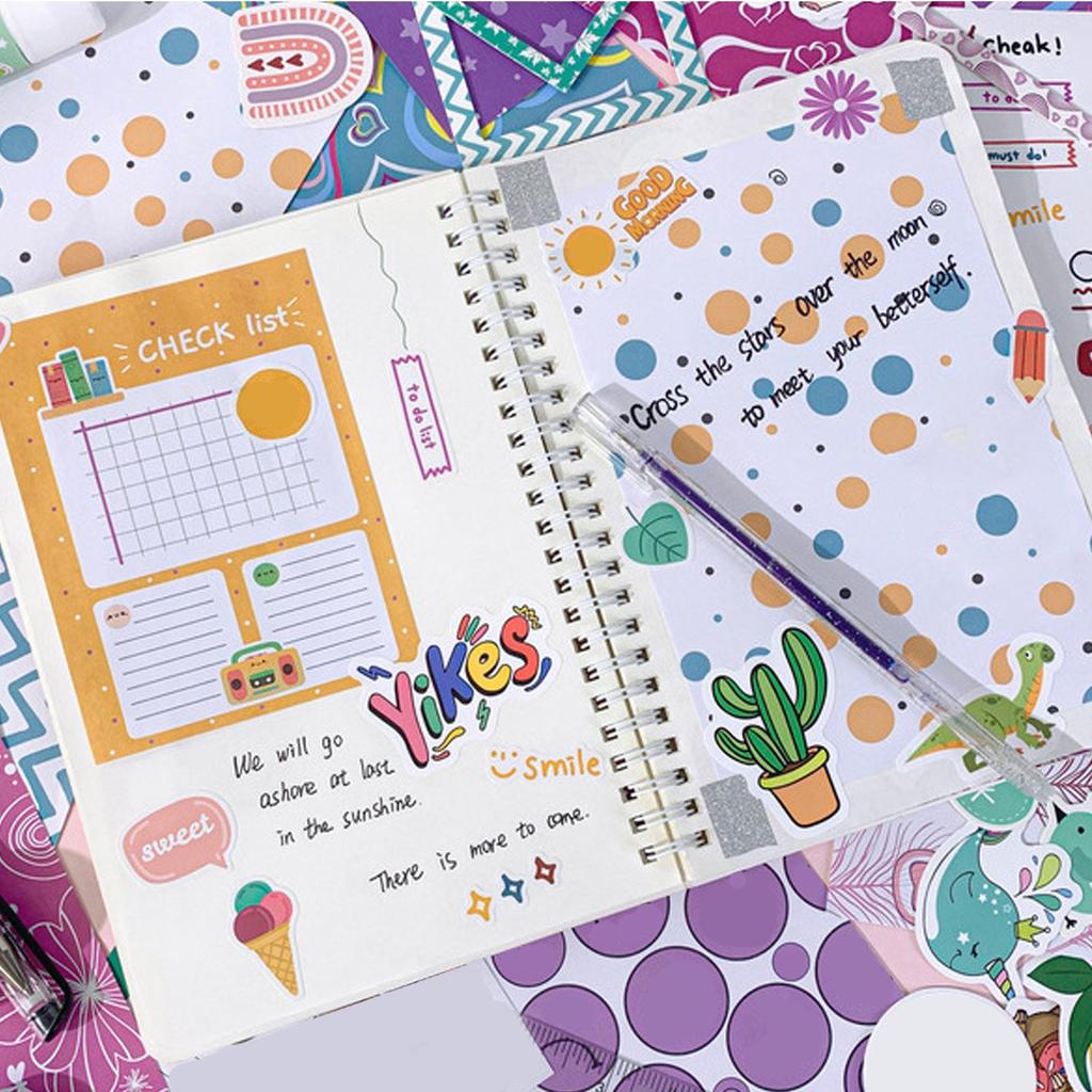 DIY-Tagebuchset für Mädchen – DIY-Tagebuchset für Teenager-Mädchen, Briefpapierset, Scrapbook- und Tagebuchzubehörset, Tagebuch-Kunstbastelset 1ML