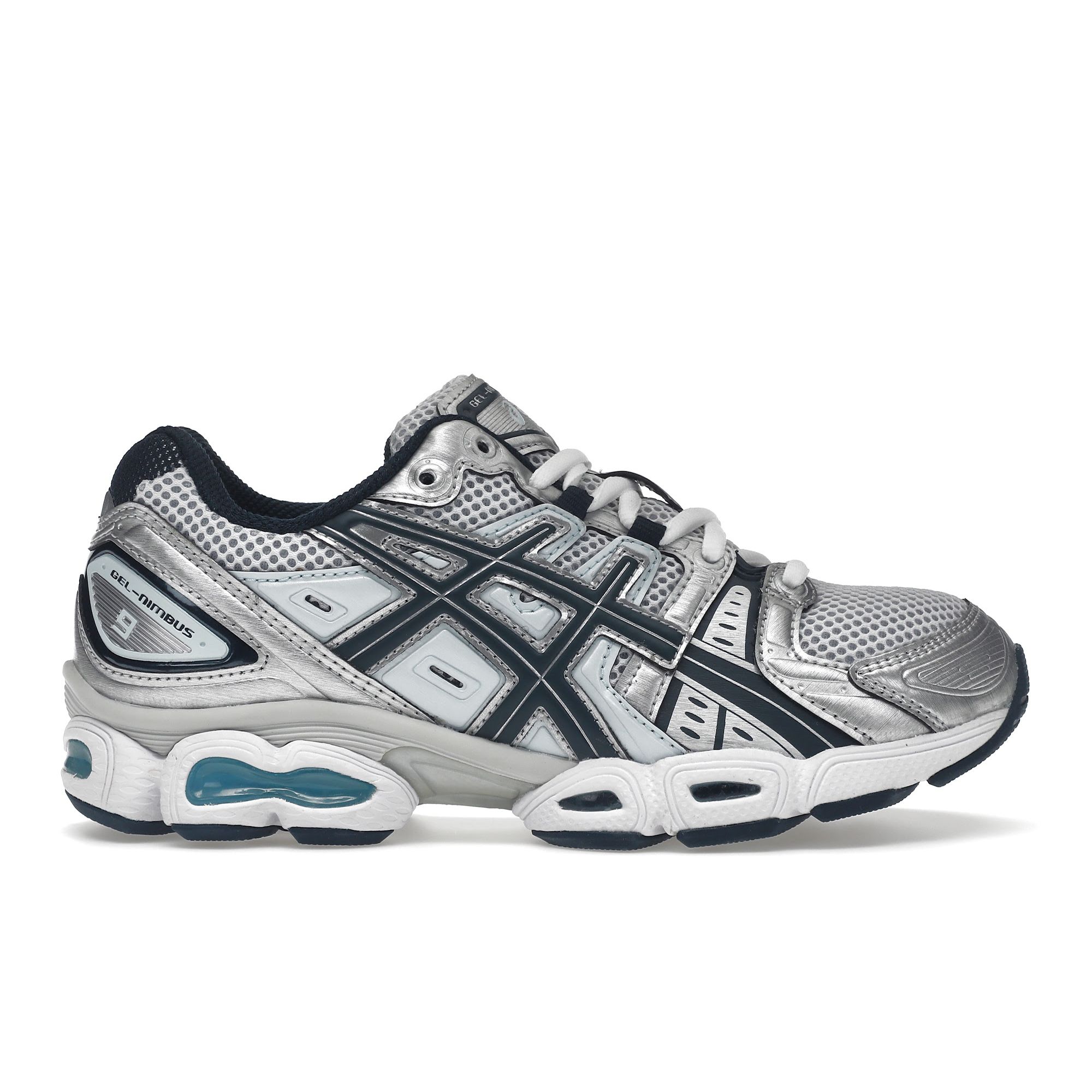 

Женские кроссовки ASICS Gel Nimbus 9 Pure Silver French Blue 1202A278-020 37