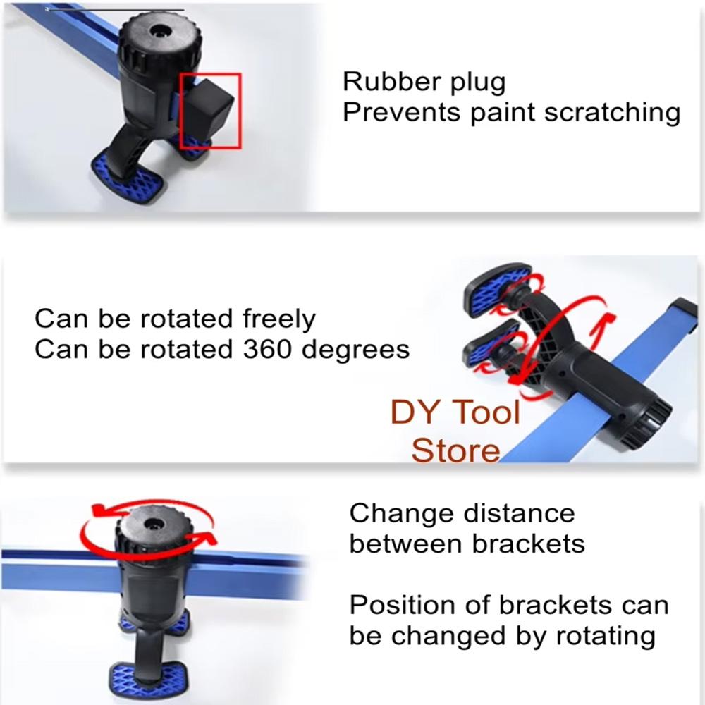 New Car Dent Repair Puller 360 ° Rotation Anti Slip Body Sheet Metal Dent Repair Tool Rotation Tension Bracket