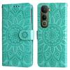 For vivo Y400 5G Case Sunflower Imprint Leather Wallet Phone Cover