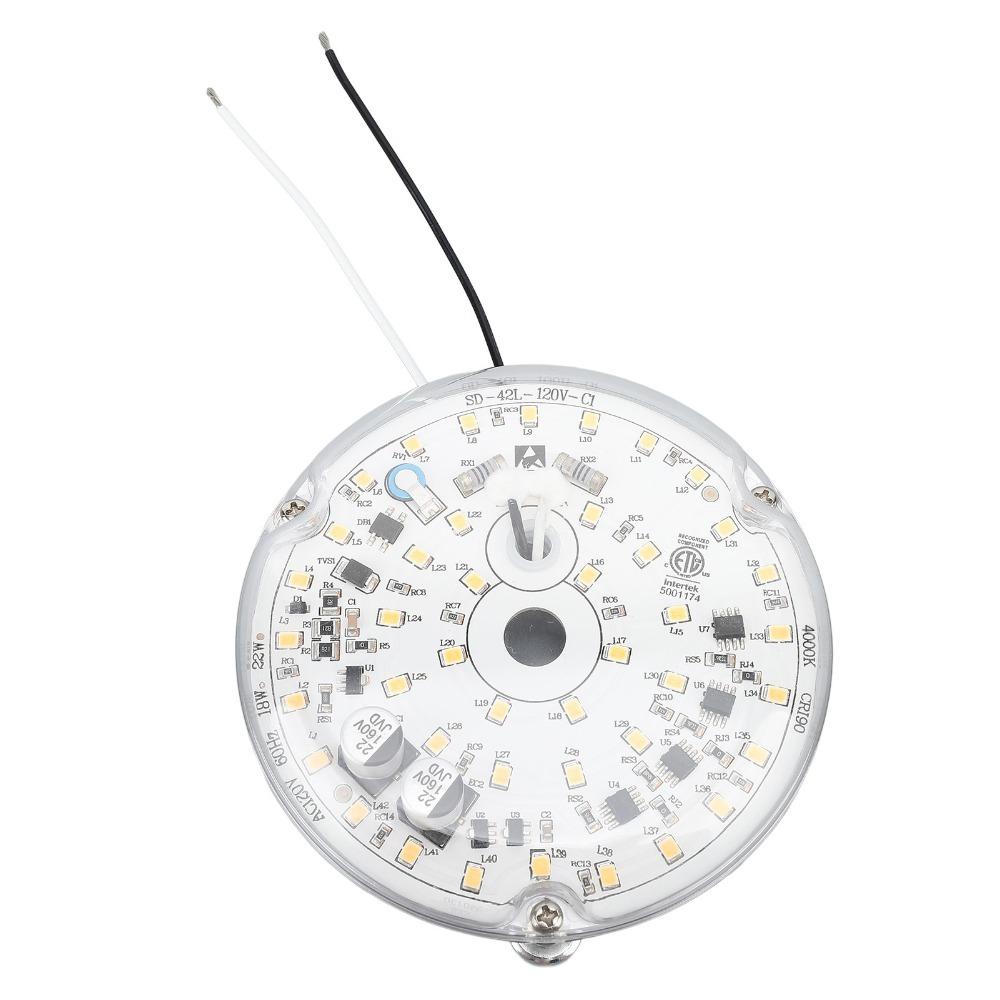 Aluminum Ceiling Fan Light Kit 3.93 Inch Fan Light Panel Universal Magnetic Mount Light Hallway