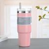 Mingshi Stainless Steel Insulated Travel Tumbler with Straw