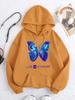 Life Is Strange Blue Butterfly Streetwear Men Women Hip Hop Streetwear Autumn Pullover Hoodie Fashion Fleece Couple Hoodies