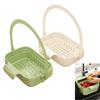 Hangable Kitchen Sink Drain Basket Detachable Filter Easy Residue Pouring For Draining Vegetables Pasta Food Scraps