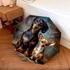1 PC Automatic Folding Umbrella - Dogs Pattern, Portable & Foldable Design with 8 Ribs, Christmas Birthday Gifts