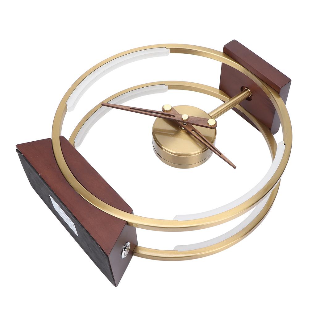 Moderne 68LED Tischuhr Schmiedeeisen Schreibtischuhr Nachttischuhr zur Heimdekoration 100?240VEU