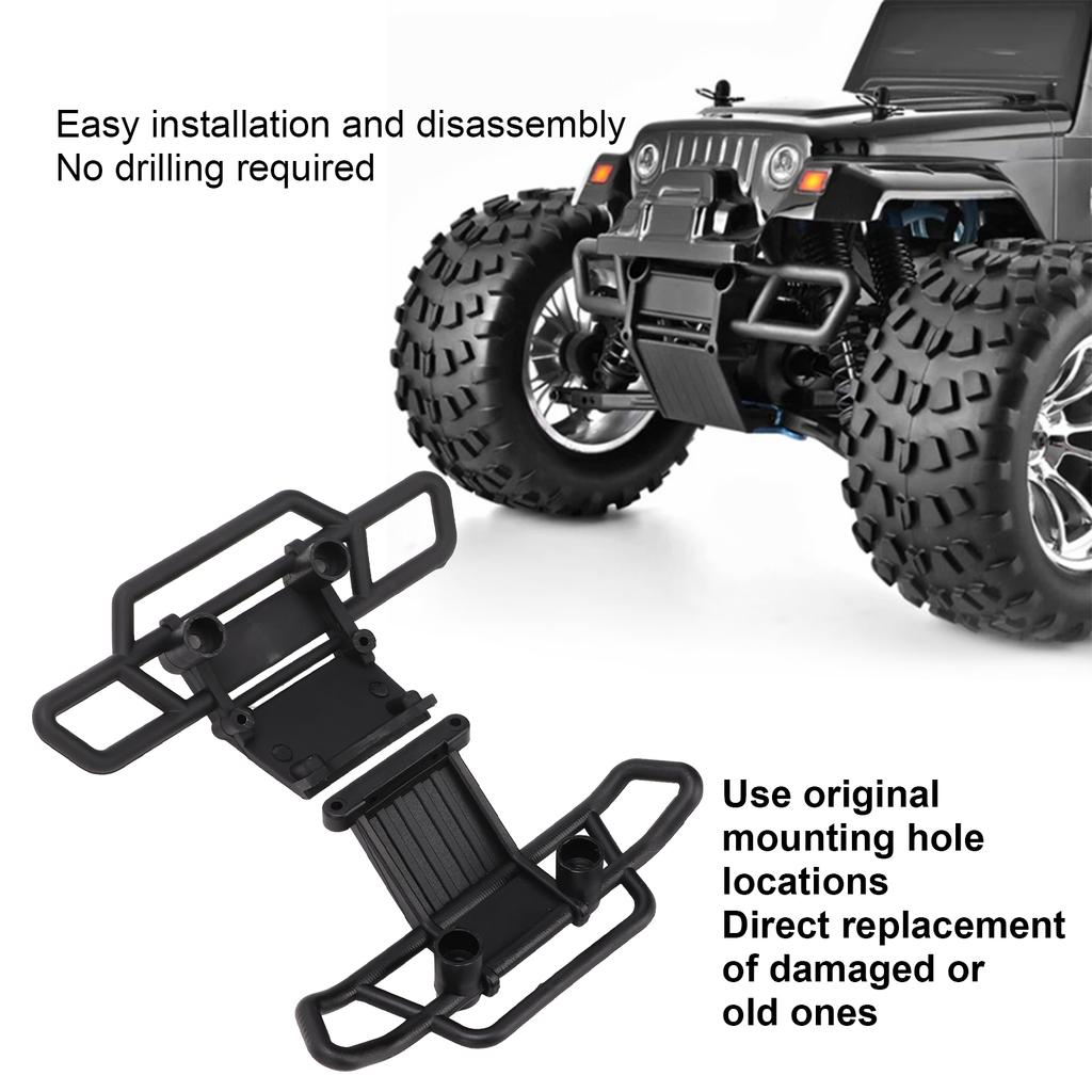 2pcs RC Bumper Replacement Upgrade 08002 Front 08003 Rear Bumper for HSP 94111 94188 1/10 RC Car
