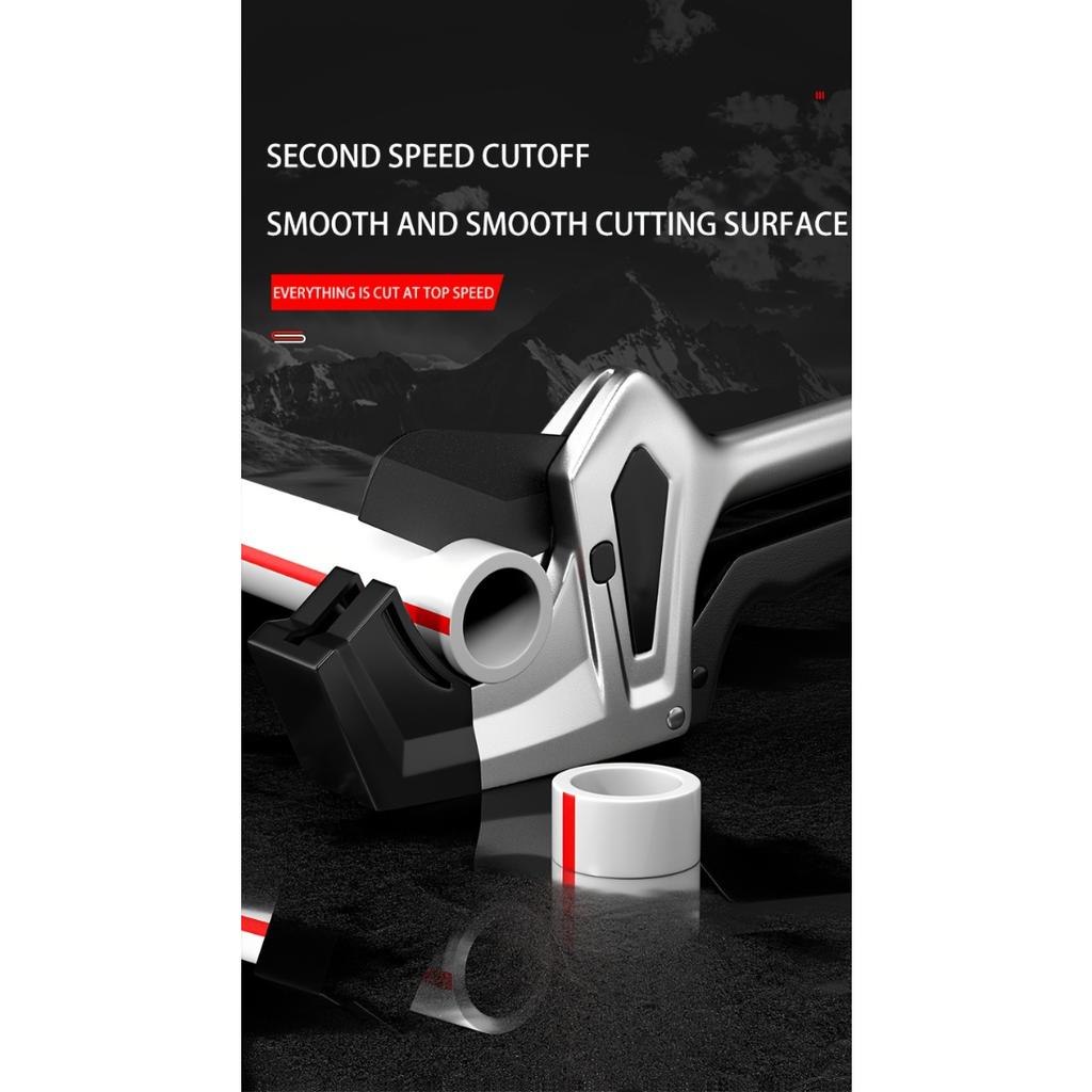 0-35mm/42mm/51mm/75mm Heavy Duty Pipe Cutter with SK5 Steel Blade, Quick Cutting Tool for PPR PVC Aluminum Plastic Water Tube and Metal Pipe Cutting