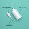 300/500Ml Soap Dispenser Bottle Shampoo Shower Gel Bottle Refillable Wide Mouth Lotion Hand Sanitizer Bottle Bathroom Container