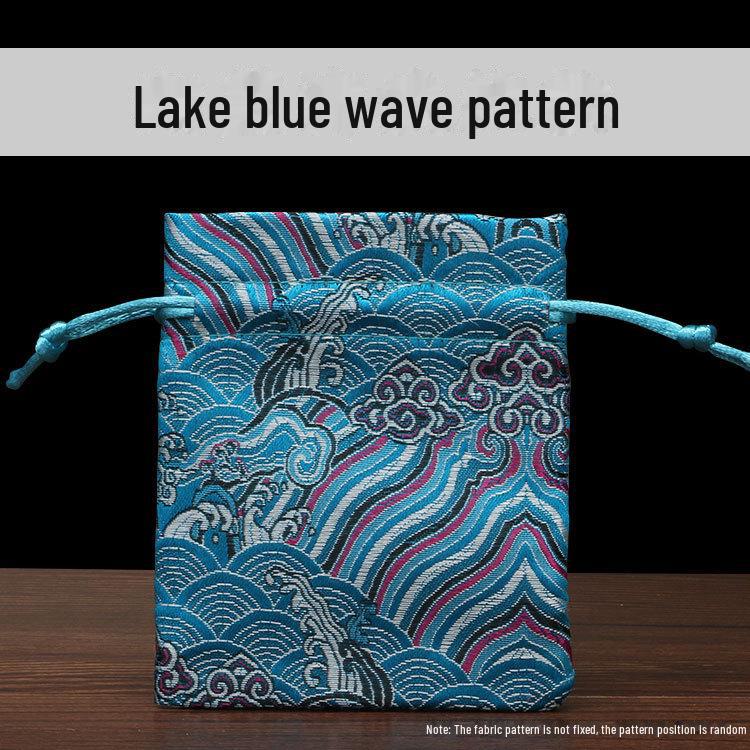 "Chinese Brocade Jewelry Drawstring Gift Bag"