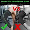 Wear-resistant Fitness Elbow Brace Spandex Breathable Arm Pad Compression Arm Sleeves  Women Men