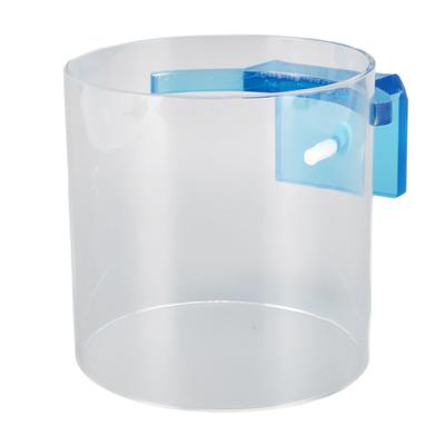 Pierścień do karmienia ryb Podwyższony Solidny Przezroczysty Akrylowy Okrąg Dozownik Pływającej Karmy Dla Ryb Do Akwarium