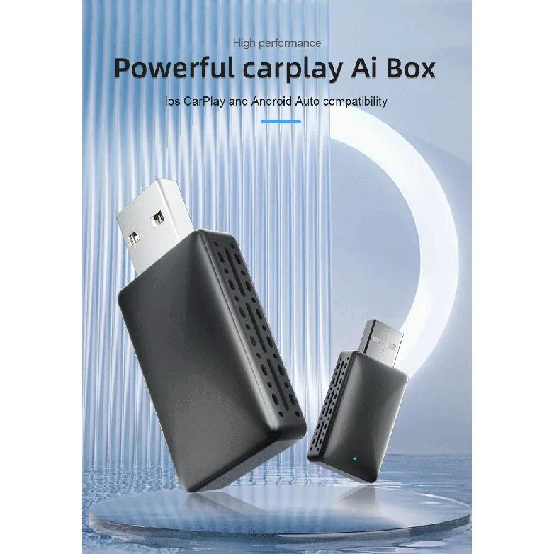 Wired To Wireless Carplay Android Auto 2in1 Wireless Adapter Carplay Wireless Adapter for OEM Car Stereo with USB Plug and Play
