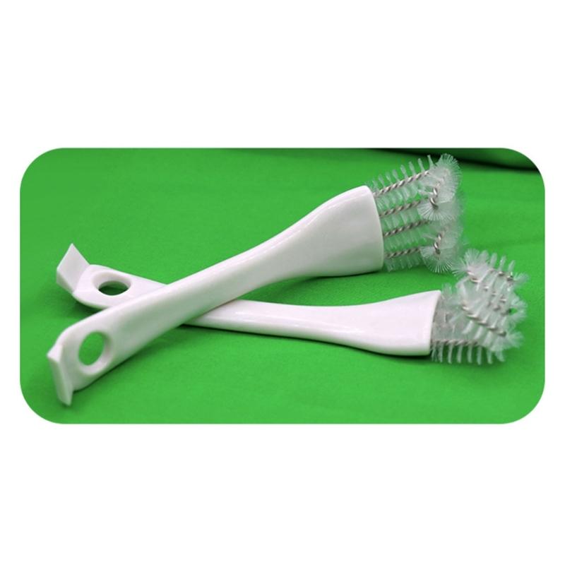 Multipurpose Plastic Pet Cage Brush Featuring Scraping Tool Easyly Grip For Bird Habitat Sanitization