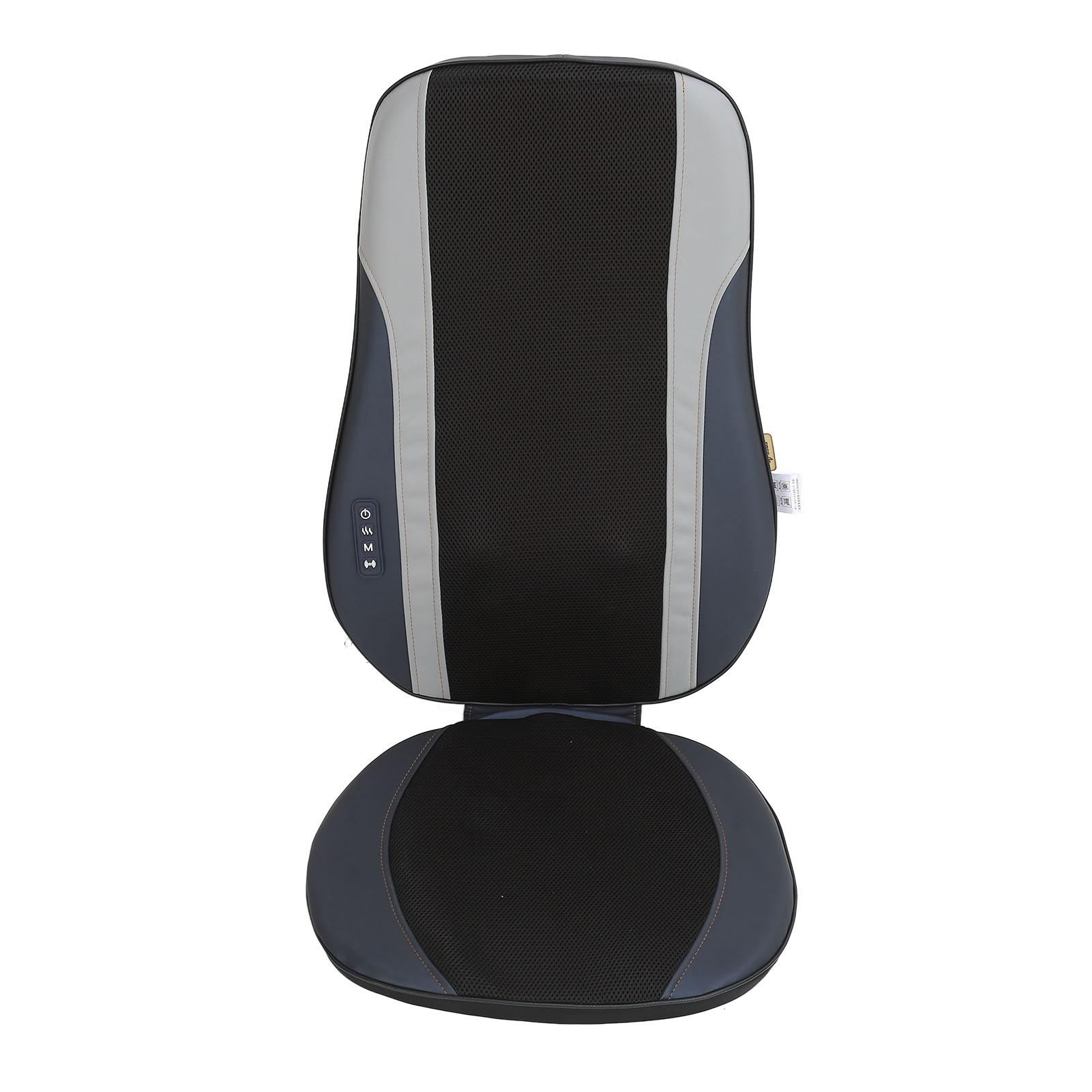 

Массажное кресло для всей спины, подушка для домашнего автомобиля, горячий компресс, разминающий массаж спины, подушка для сиденья 110‑240VUK EU Plug